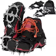 Sprzęt wspinaczkowy - Raczki na buty turystyczne stalowe antypoślizgowe nakładki rozmiar 36-40 - miniaturka - grafika 1