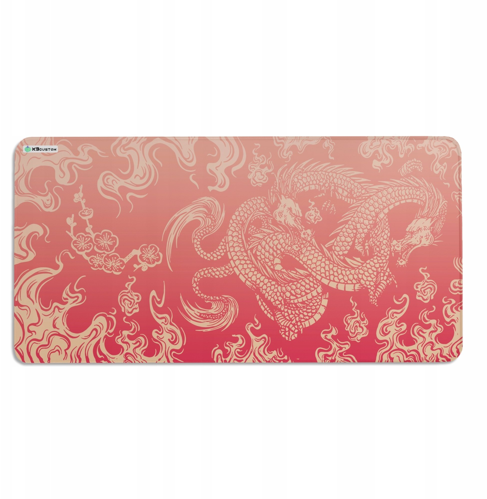 Podkładka KBcustom DUŻA PODKŁADKA MATA POD MYSZKĘ MYSZ 100x50 XXXL KBcustom Biurko Dragon 37