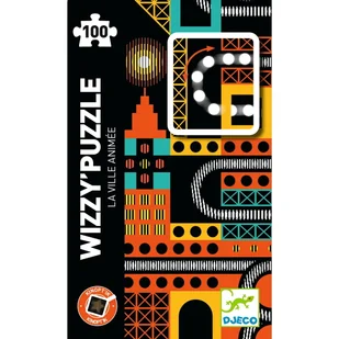 Puzzle kartonowe WIZZY "MIASTO" DJ07032 - Puzzle - miniaturka - grafika 1