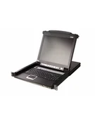 Przełączniki KVM - 8-portowy przełącznik KVM LCD PS/2-USB VGA typu Single Rail CL5708MW CL5708MW-ATA-AG CL5708MW-ATA-GG - miniaturka - grafika 1