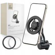 Uchwyty samochodowe do telefonów - TECH-PROTECT N56 MAGNETIC MAGSAFE ROTABLE VENT CAR MOUNT BLACK - miniaturka - grafika 1