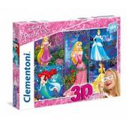 Puzzle - Clementoni 104 Elementy Księżniczki Disneya 20609 - miniaturka - grafika 1