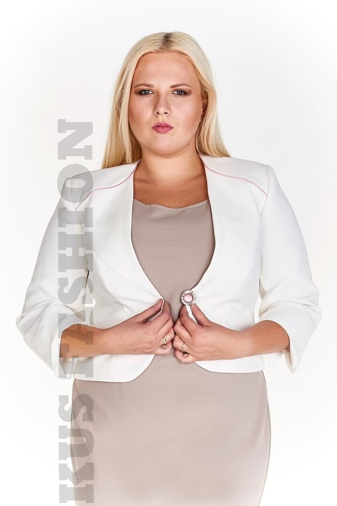 Żakiet FZA914 EKRI + RÓŻOWY JASNY-42