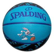 Koszykówka - Piłka do koszykówki Spalding Space Jam Tune Squad Bugs niebiesko-czarna '5 84605Z - rozmiar piłek - 5 - miniaturka - grafika 1