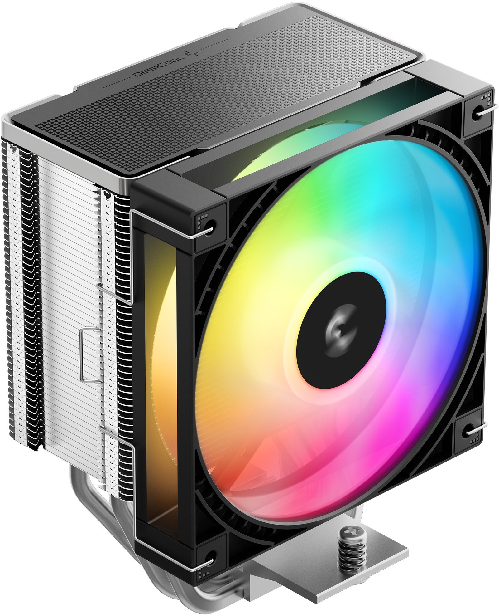 Chłodzenie CPU Deepcool DeepCool AG600 ARGB Procesor Chłodnica powietrza 12 cm Czarny 1 szt. R-AG600-BKAMMG2-G