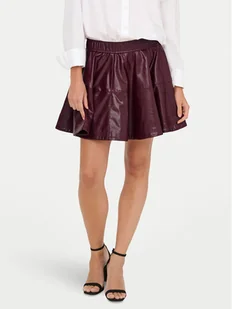 ONLY Spódnica z imitacji skóry Jacky 15355512 Fioletowy Regular Fit - Spódnice - miniaturka - grafika 1