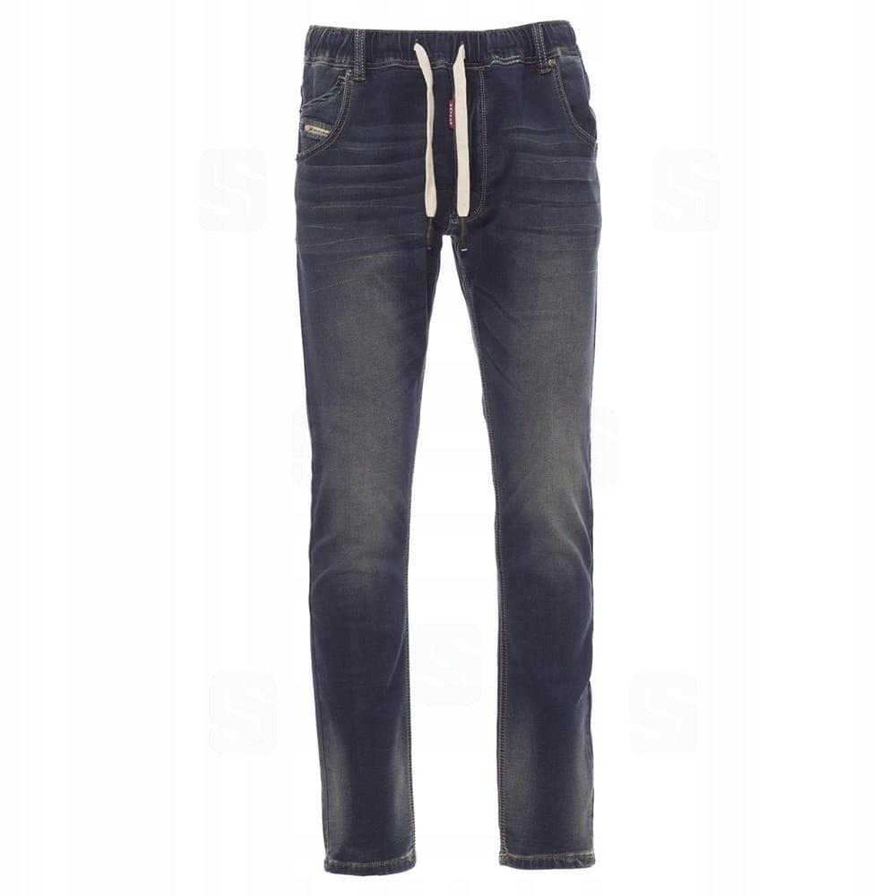 Spodnie dżinsy męskie JEANSY ELASTYCZNE jeans BHP ciemnoniebieskie r. 48