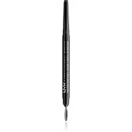 Akcesoria i kosmetyki do stylizacji brwi - NYX PROFESSIONAL MAKEUP NYX profesjonalny kredka do makijażu Precision Brow Pencil Black, 21 g - miniaturka - grafika 1