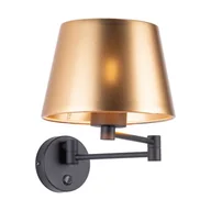 Lampy ścienne - GLORY GOLD KINKIET 1 PŁ - miniaturka - grafika 1