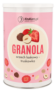 Płatki śniadaniowe i musli - Granola orzech laskowy-truskawka 190g - miniaturka - grafika 1