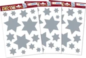 Zabawki kreatywne - Herma HERMA Fensterbilder Weihnachten Sterne silber 45St. - miniaturka - grafika 1