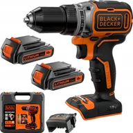 Wiertarko-wkrętarki akumulatorowe - Black&Decker BL186K1B2 18 V 2 x akumulator 2 Ah - miniaturka - grafika 1