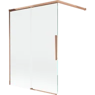 Parawany nawannowe - Mexen Rox parawan nawannowy 2-skrzydłowy rozsuwany 120 x 150 cm, transparent, różowe złoto - 8C9-120-003-60-00 - miniaturka - grafika 1