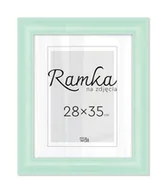 Ramki na zdjęcia - Miętowa ramka na zdjęcia 28x35 cm - miniaturka - grafika 1