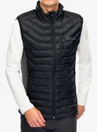 Kurtki i kamizelki sportowe męskie - Kamizelka Jack Wolfskin Routeburn Pro Ins Vest - black - miniaturka - grafika 1