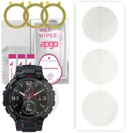 Akcesoria do smartwatchy - 3x Folia hydrożelowa MATOWA do Amazfit T-Rex - apgo Smartwatch Hydrogel MATTE Protection Ochrona na ekran smartwatcha - miniaturka - grafika 1