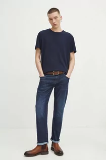 Spodnie męskie - Medicine jeansy męskie kolor granatowy - grafika 1