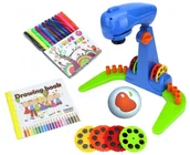 Kolorowanki, wyklejanki - Projektor rzutnik do rysowania + slajdy mazaki - miniaturka - grafika 1