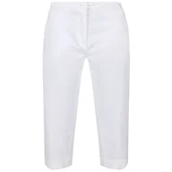 Spodnie sportowe damskie - Damskie spodnie 3/4 Regatta Bayla Capri Rozmiar: XL / Kolor: biały - miniaturka - grafika 1