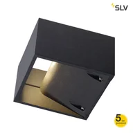 Oprawy, klosze i abażury - SLV SPOTLINE LOGS ścienna kwadratowa antracyt 6W LED 3000K IP44 232105 - miniaturka - grafika 1