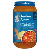Dania dla dzieci - Gerber Junior Zupka gulaszowa z ziemniaczkami 1-3 lata 250 g - miniaturka - grafika 1