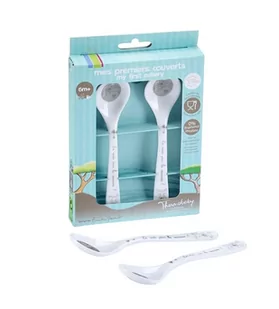 Thermobaby Łyżeczki z melaminy, Savana - Sztućce dla dzieci - miniaturka - grafika 1