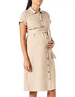 Sukienki - Noppies Damska sukienka Nursing Short Sleeve Koloa, Humus - P908, 42 PL - grafika 1