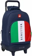 Plecaki szkolne i tornistry - Plecak szkolny Benetton Flag granatowy 33 x 45 x 22 cm - miniaturka - grafika 1