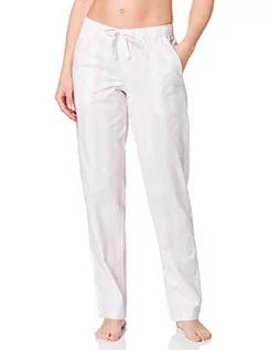 Spodnie damskie - Schiesser Damskie spodnie Mix & Relax długie spodnie piżamowe, delikatny róż, 40 - grafika 1