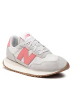 Sneakersy damskie - New Balance Sneakersy GS237PK Beżowy - miniaturka - grafika 1