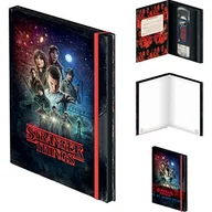 Pozostałe książki - Notatnik Stranger Things (sezon 1 VHS Design) A5 Premium Dziennik, Notatnik, Notatnik do pisania, Notatniki A5 i Prezenty Stranger Things - Oficjalny produkt Stranger Things - miniaturka - grafika 1