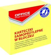 Etykiety samoprzylepne i bloki etykiet - Office products INNY Mini Kostka Samoprzylepna 50x50mm 1x400 Kart Pastel Jasnożółta 106L310 - miniaturka - grafika 1