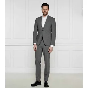 BOSS BLACK Garnitur H-Huge-2Pcs-224 Slim Fit z dodatkiem wełny - Garnitury - miniaturka - grafika 1