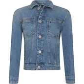 Kurtki i płaszcze dla chłopców - Tommy Hilfiger Jeansowa kurtka | Oversize fit - miniaturka - grafika 1