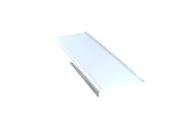 Blaty meblowe i parapety okienne - Parapet zewnętrzny stalowy biały 20 cm - miniaturka - grafika 1