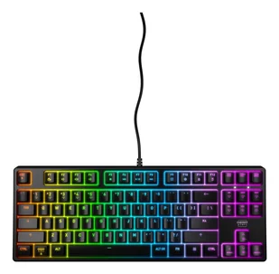 CHERRY K4V2 TKL klawiatura Gaming USB QWERTY US English Czarny CX-K4V2-RGB-TKL-R-US - Klawiatury - miniaturka - grafika 1