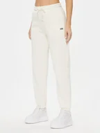 Spodnie sportowe damskie - Vans Spodnie dresowe Comfycush Relaxed Sweatpant VN0A7ROXFS81 Écru Relaxed Fit - miniaturka - grafika 1