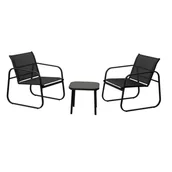Meble ogrodowe - Zestaw ogrodowy Prisma 2 fotele i stolik - miniaturka - grafika 1