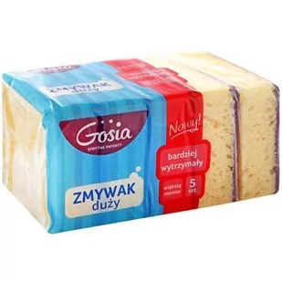 GOSIA Zmywak maxi (5 szt) - Ściereczki, gąbki, czyściki - miniaturka - grafika 1