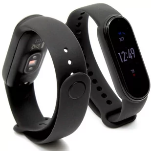 Opaska / pasek do Smartband Xiaomi Mi Band 6 czarn - Akcesoria do smartwatchy - miniaturka - grafika 1
