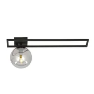 Lampy sufitowe - Imago lampa sufitowa czarna grafitowy klosz 1131/1C Emibig - miniaturka - grafika 1