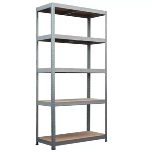 Regał STR120 ocynk 180 x 75 x 30 120 kg/półka - Szafy i regały magazynowe - miniaturka - grafika 1