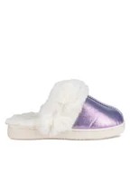 Buty dla dziewczynek - Nelli Blu Kapcie K-23 Fioletowy - miniaturka - grafika 1