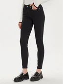 Spodnie damskie - Tommy Hilfiger Jeansy Como WW0WW42841 Czarny Skinny Fit - miniaturka - grafika 1