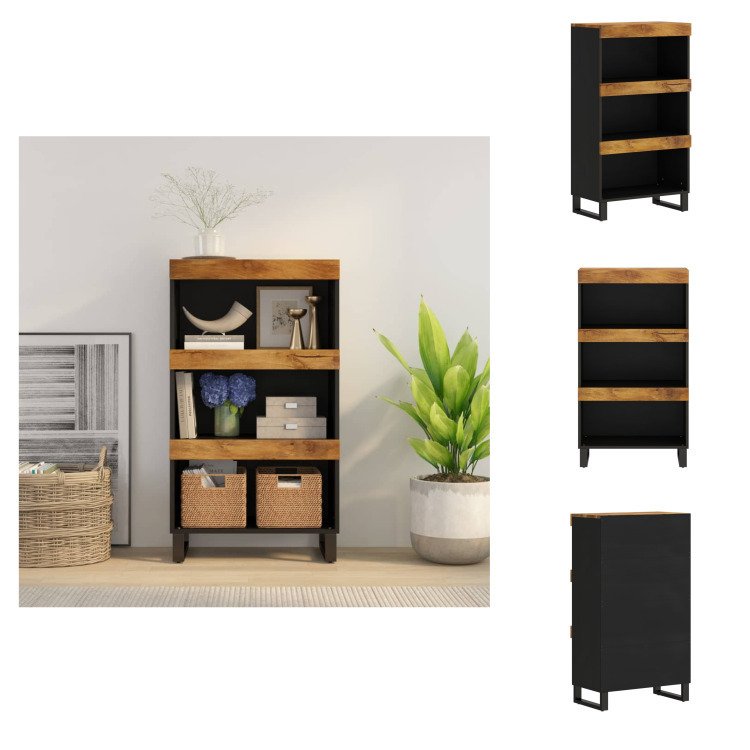 vidaXL Szafka nocna 60x33x107 cm lite drewno mango - Szafki nocne