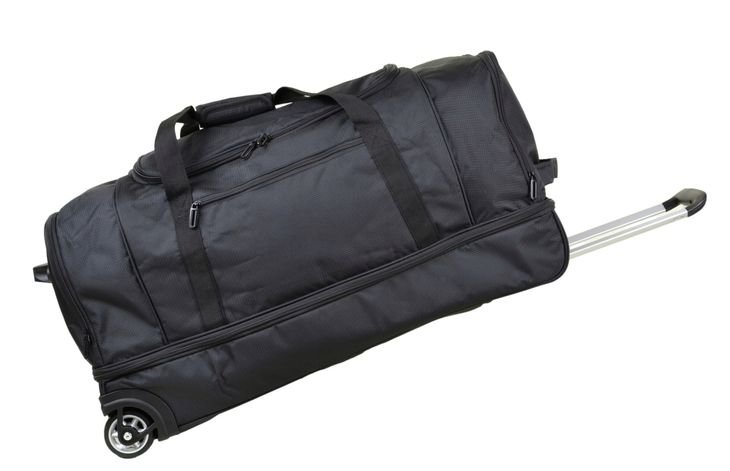 Duża Torba Podróżna Materiałowa Bagiapremium 145l Nadwóch Kołach Kieszenie