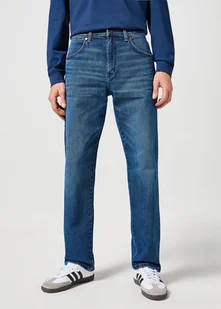 Męskie spodnie jeansowe proste Wrangler FRONTIER W34 L30 - Spodnie męskie - miniaturka - grafika 1
