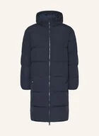 Płaszcze damskie - Tommy Hilfiger Płaszcz Puchowy blau - miniaturka - grafika 1