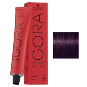 Farby do włosów i szampony koloryzujące - Schwarzkopf Igora Royal, profesjonalna farba do włosów, 0-99, 60ml - miniaturka - grafika 1