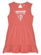 Sukienki i spódniczki dla dziewczynek - Guess Sukienka codzienna K5GK22 K6YW4 Koralowy Regular Fit - miniaturka - grafika 1